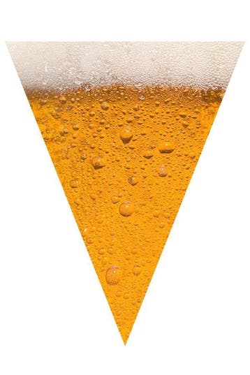 Vlaggenlijn Bier 6 meter, 15 vlaggen, Ophalen of Verzenden, Nieuw