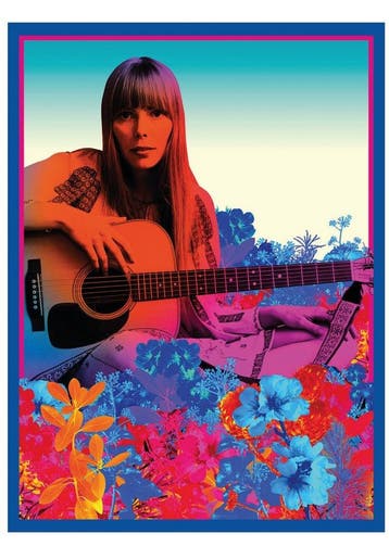 Posters - Poster Mitchell, Joni - Joni Mitchell, Verzenden, Zo goed als nieuw