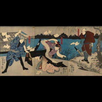 Utagawa Kuniyoshi /  (1797–1861) — Hatsumotoyui Soga
