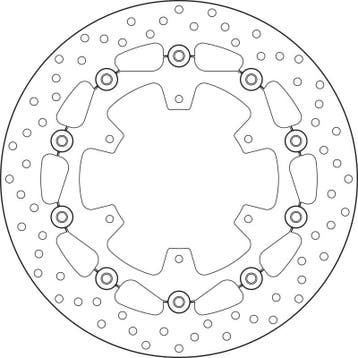 KTM 690 SMC BREMBO  Remschijf 78B408A8, Motoren, Ophalen of Verzenden, Nieuw