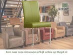 Leren eetkamerstoel Comfort met wieltjes - Toledo Apple, Overige kleuren, Nieuw, Leer, Ophalen of Verzenden
