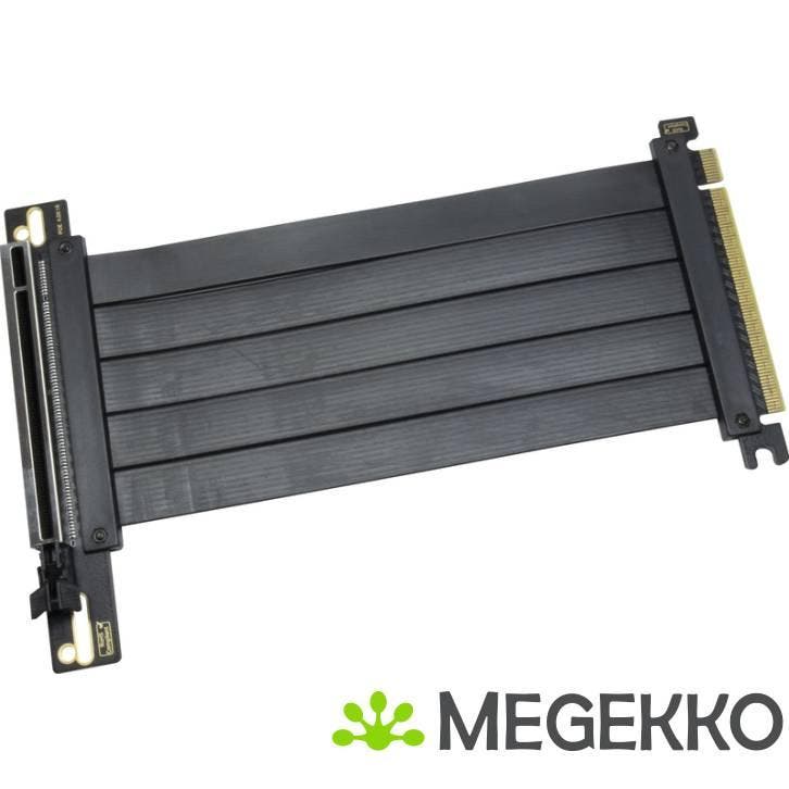 Inter-Tech AC Kabel GPU Riserkabel RC-02 200mm PCIe4.0, Computers en Software, Pc- en Netwerkkabels, Nieuw, Verzenden