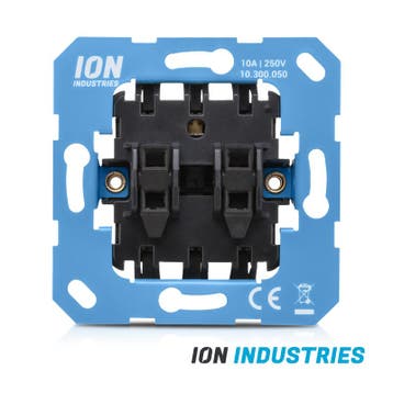 ION INDUSTRIES - 2 Wisselschakelaars in 1 T.B.V. V1/J1/E1, Verzenden, Nieuw, Overige fittingen