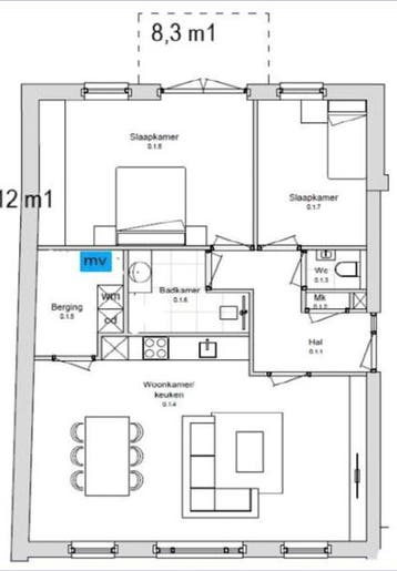 Te huur: Appartement Sint Bavostraat in Rijsbergen, Noord-Brabant, Rijsbergen, Appartement