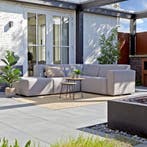 *WOONWINKEL* Elementen Loungeset Hoekbank Met Hocker Links G, Tuin en Terras, Tuinsets en Loungesets, Verzenden, Nieuw