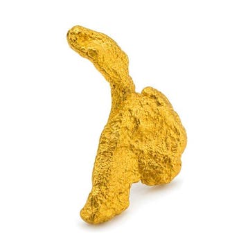 Goud Goud nugget - Hoogte: 21.56 mm - Breedte: 11.71 mm-