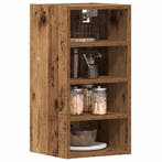 vidaXL Bovenkast Riga 30x29,5x60 cm bewerkt hout oud, Verzenden, Nieuw, Bruin