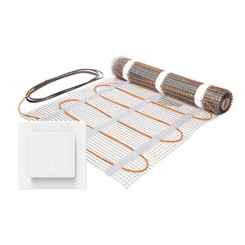 Elektrische vloerverwarming set | Witte thermostaat, Verzenden, Nieuw
