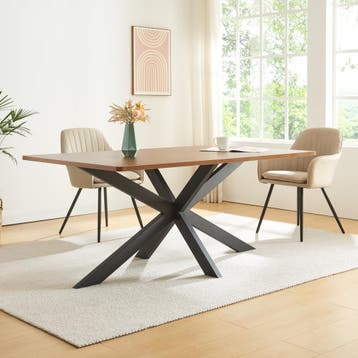 Stalen onderstel Oberau tafelpoot 120x68x71 cm zwart [en.cas, Huis en Inrichting, Verzenden, Nieuw
