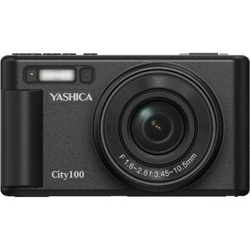 Yashica City 100 Digitale Compact Camera - Zwart, Verzenden, Zo goed als nieuw