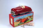 Schuco - 4012 Radio Auto in Doos (1952) Bordeaux met, Antiek en Kunst, Antiek | Speelgoed