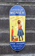 Emaille deurpost Chocolat Menier, Verzenden, Nieuw