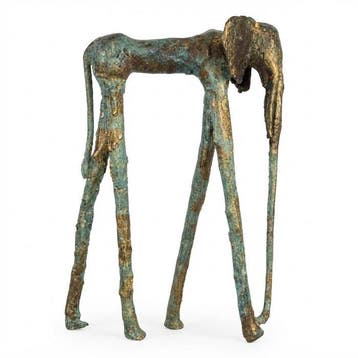 Abdoulaye Derme - sculptuur, Eléphant Le géant des rêves -