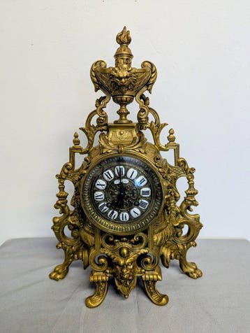 Pendule - japy ferres - Brons - 1850-1900 - Bronzen pendule