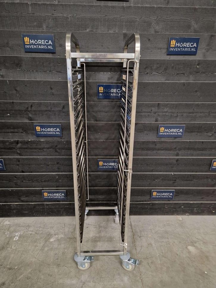 Regaalwagen | 16 niveaus | gastronorm | 1/1 GN, Zakelijke goederen, Horeca | Keukenapparatuur, Nieuw in verpakking, Transport en Opslag
