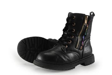 Graceland Veterboots Meisjes in maat 31 Zwart, Verzenden, Schoenen, Zo goed als nieuw, Jongen of Meisje