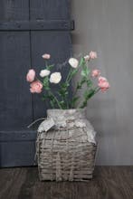 Zijden Ranonkel 3-bloemig Pink 57 cm, Ophalen of Verzenden, Nieuw