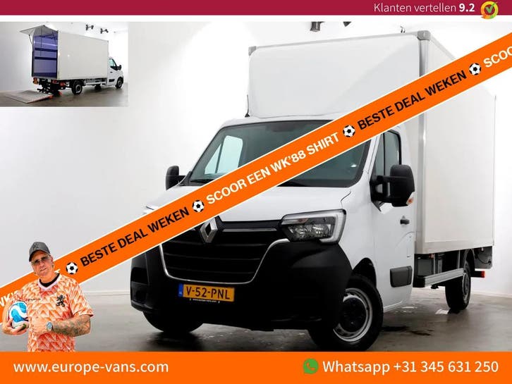 Renault Master | Zakelijke Lease v.a. €594.02 pm, Auto's, Bestelauto's, Lease, Automaat, Financial lease, Diesel, Wit, Renault