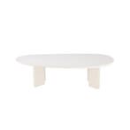 salontafel organisch maya microcement paneelpoot 120 cm, Huis en Inrichting, Tafels | Salontafels, Verzenden, Nieuw, Industriële meubels