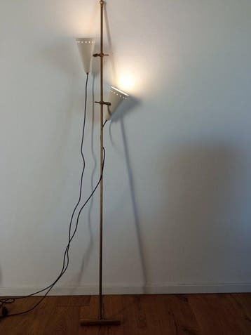Staande lamp - Messing - Piantana 2 coni