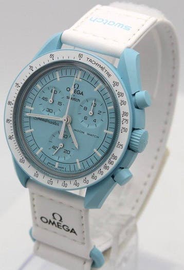 Omega x Swatch - Bioceramic MoonSwatch Mission to Uranus -, Nieuw