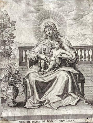 Pierre-Jean Mariette (1694-1774) - Nostre Dame de bonne
