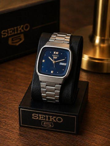 Seiko - Seiko 5 Automatic “Midnight Blue TV Dial” –