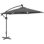 Artemis-parasol, 360° draaibaar, LED-zonne-energie, 3,5 x 3,, Tuin en Terras, Zonneschermen, Verzenden, Nieuw