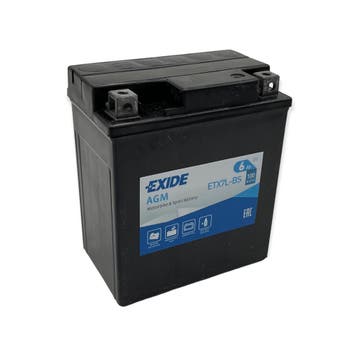 Accu Exide ETX7L-BS (YTX7L-BS/ NTX7L-BS/ DTX7L-BS), Fietsen en Brommers, Brommeronderdelen | Scooters, Verzenden, Nieuw, Overige merken