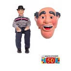 Abraham pop met masker en 50 jaar sticker - 50 Abraham ver.., Verzenden, Nieuw