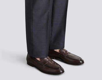 Santoni - Loafers - Maat: EU 40.5, Nieuw