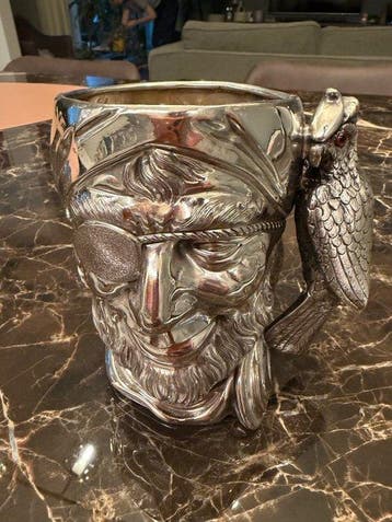 Bierpul - .800 zilver, Antiek en Kunst