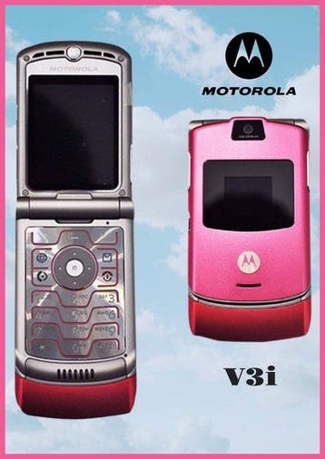 Motorola V3i PINK - Mobiele telefoon - In vervangende, Nieuw