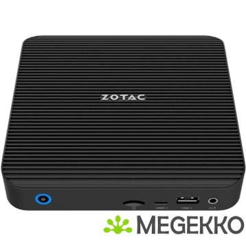 Zotac ZBOX edge CI343 Desktop Zwart N100 3,4 GHz, Computers en Software, Desktop Pc's, Verzenden, Nieuw, Zotac