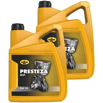 Kroon Olie Aanbieding: 2 X Presteza Msp 0W20 5L, Verzenden