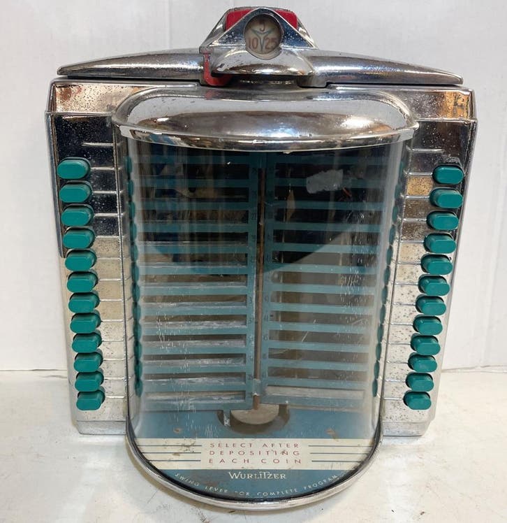 Wurlitzer 5206 Wall Box 1953-1954 Origineel, Verzamelen, Automaten | Jukeboxen, Ophalen