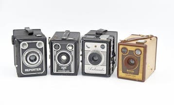 Kodak, Agfa, Coronet Reporter / Synchro Box / Ambassador /, Nieuw