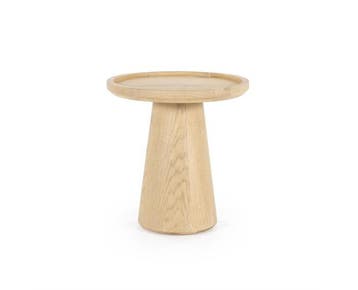 Bijzettafel Leia 46x46cm - naturel | Eleonora, Huis en Inrichting, Tafels | Bijzettafels, Ophalen of Verzenden, Nieuw