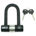 Beugelslot 140x70mm ART-4 U-lock zwart (14mm dik) MKX, Motoren, Accessoires | Sloten, Ophalen of Verzenden, Nieuw