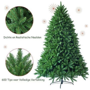 2dekans | Coast Premium Kunstkerstboom Groen – 134 x 229 cm, Ophalen of Verzenden, Zo goed als nieuw