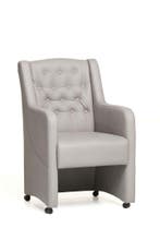Eetkamerstoel Norwich - eetkamerstoelen - Wit, Huis en Inrichting, Stoelen, Nieuw, Wit, Stof