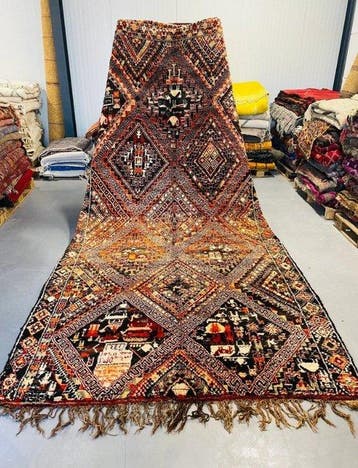 Tapijt - 438 cm - 218 cm - Tapijt Aït Sghrouchen, 1971, Nieuw