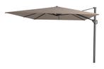 Platinum Challenger zweefparasol T1 Premium 4x3 m. - Havana, Tuin en Terras, Verzenden, Nieuw, Zweefparasol, Kantelbaar