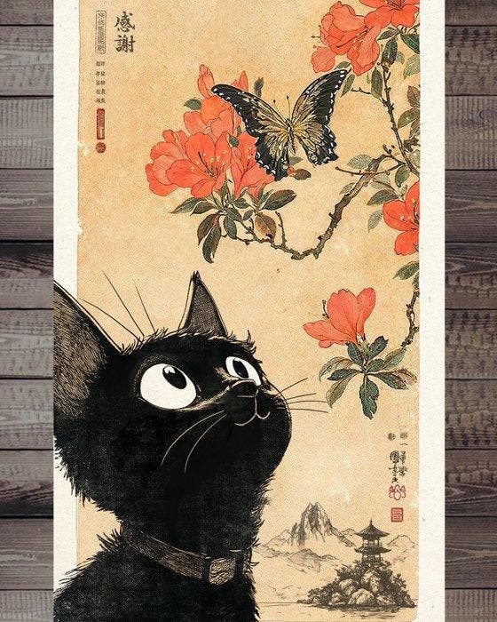 Kodo88 Giclée - Jiji and the Butterfly  – Limited, Spelcomputers en Games, Spelcomputers | Overige Accessoires
