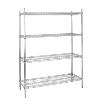 Vogue voorraadrek met 4 schappen 152,5x46cm, Verzenden, Nieuw in verpakking