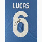 Lazio - Signed by Lucas Leiva - T-shirt, Nieuw