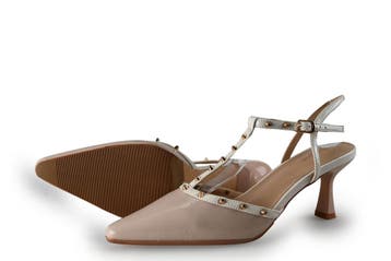 Graceland Pumps in maat 38 Beige, Pumps, Verzenden, Beige, Zo goed als nieuw