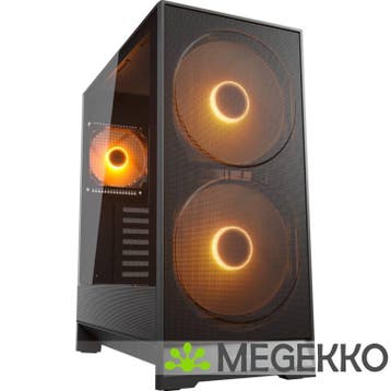 COUGAR Gaming AIRFACE 180 Midi Tower Zwart, Verzenden, Nieuw