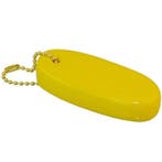 Drijvende Sleutelhanger Zacht 83x40mm Geel, Ophalen of Verzenden, Nieuw