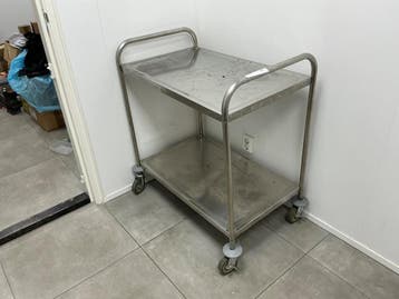 Online veiling: RVS serveerwagen